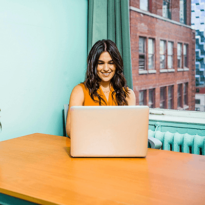 Woman working